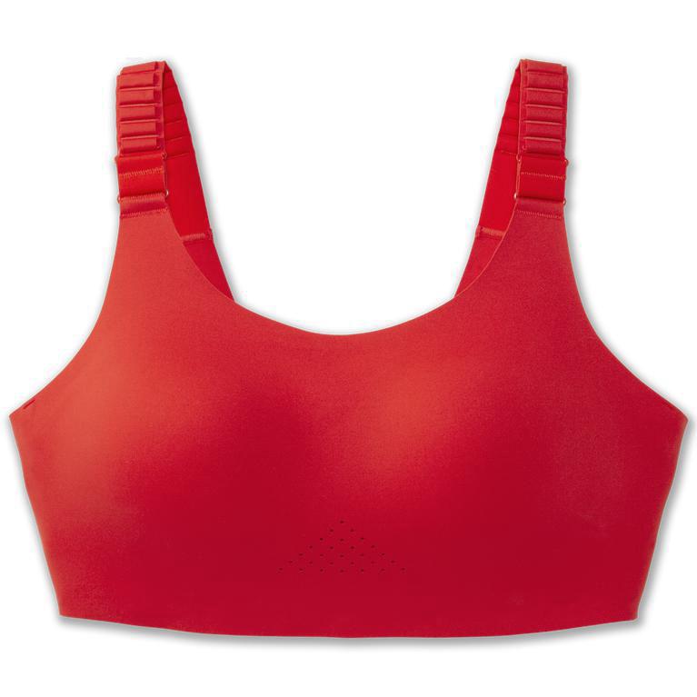 Brooks Women's Dare Scoopback 2.0 Sports Running Bra Singapore - Jamberry/Red (93760-DLBX)